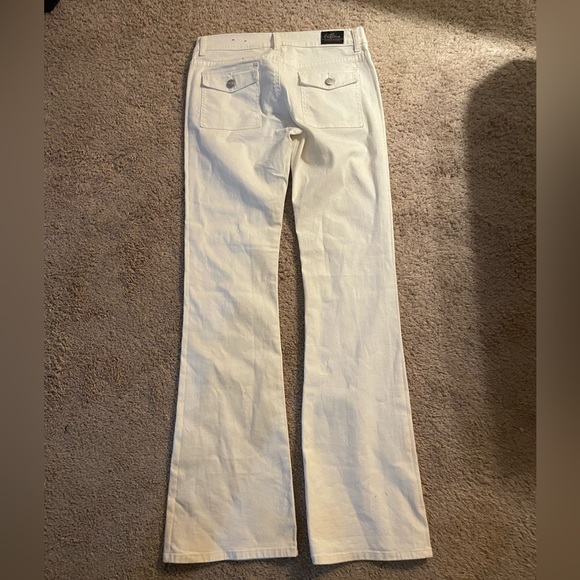 Vintage Express Bleus Off white flared high waisted pants - Picture 2 of 2